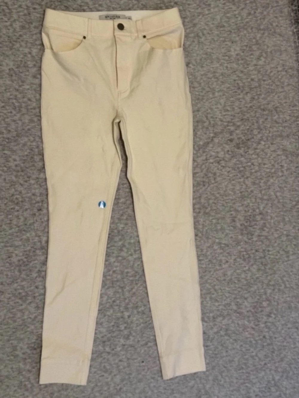 Cream Straight-Leg Women’s Pants - Unbranded